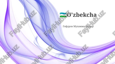 qadimgi tarix va zamonaviy orzular — PPTX