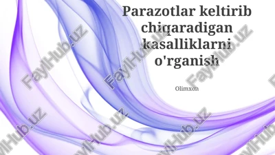 parazitlar tasnifi va biologiyasi — PPTX