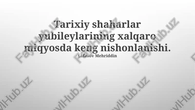 florensiyaning uyg'onish bayrami — PPTX