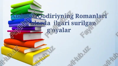 abdulla qodiriyning romanlari — PPTX