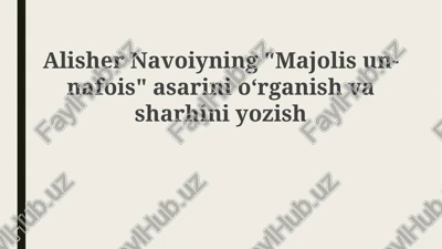 majolis un-nafois — PPTX
