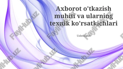 signal susayishi va shovqin — PPTX