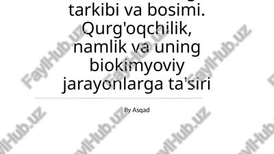 atmosferaning tarkibi va bosimi — PPTX