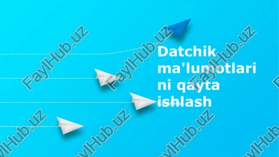 ma'lumotlarni qayta ishlash — PPTX