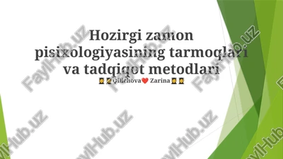 kadrlar psixologiyasi — PPTX