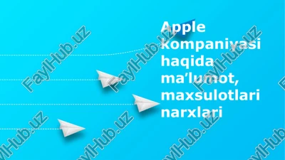 applekompaniyasi — PPTX