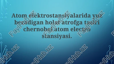 chernobil aes falokati — PPTX