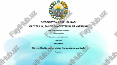 adabiyotning estetik qiymati — PPTX