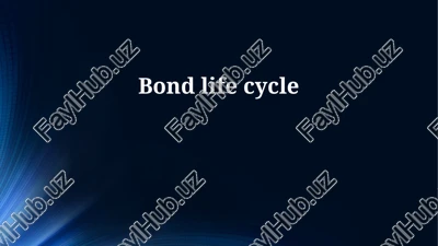 bond life cycle — PPTX