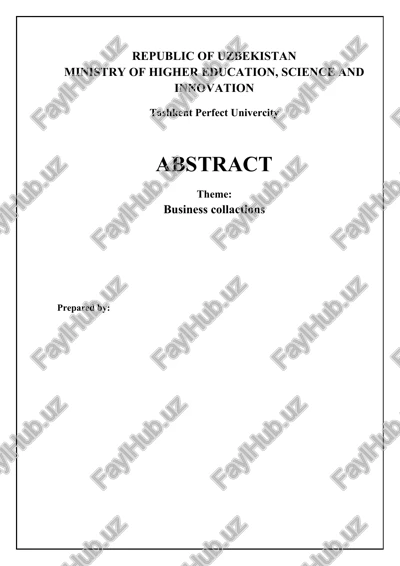business collections — DOCX