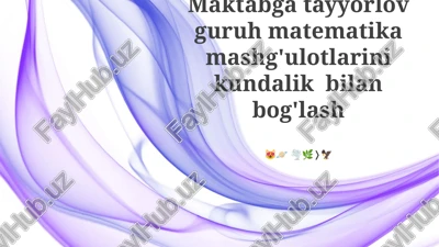 manchestrdagi 3-sinf matematika mashg'ulotlari — PPTX