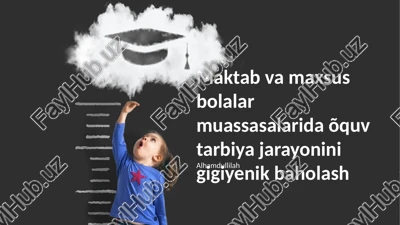 õquv tarbiya gigiyenik baholash — PPTX
