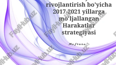 harakatlar strategiyasi — PPTX