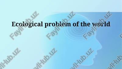 global ecological challenges — PPTX