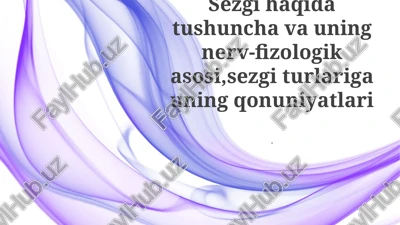 his-tu va sezgi qonunlari — PPTX