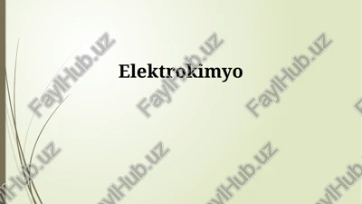 elektrokimyo — PPTX