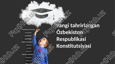 ózbekiston respublikasi konstitutsiyasi — PPTX