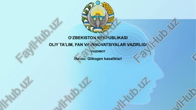 glikogenkasaliklari — PPTX