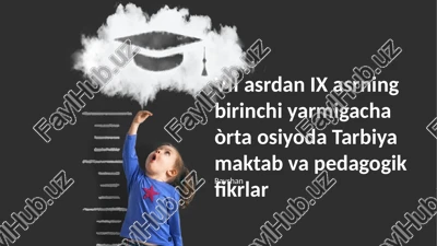 islom ta'limi tarixi — PPTX
