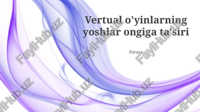 kognitiv rivojlanish va o'yinlar — PPTX