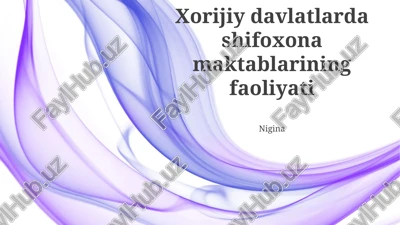 jahon sog'liqni saqlash hamkorligi — PPTX