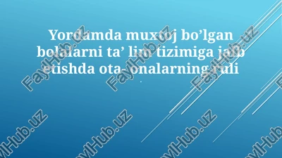 rivojlanish skrininnglari — PPTX