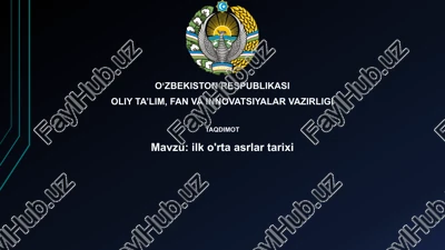 ilko'rtaasrlartarixi — PPTX