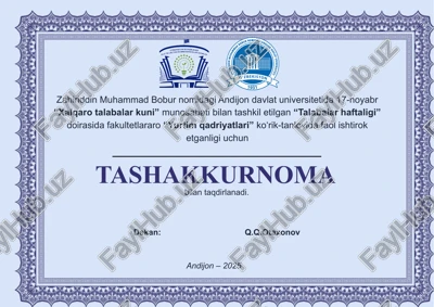 talabalar haftaligi — PPTX