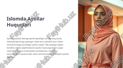 islomda ayollar huquqlari — PPTX