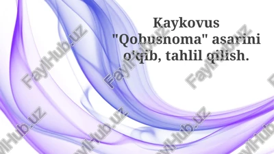 qobusnoma — PPTX