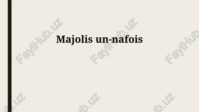 majolis un-nafois — PPTX