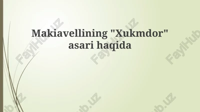 hukmdor — PPTX