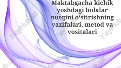 nutq rivojlanishining nazariy asoslari — PPTX