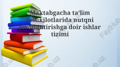 nutqni rivojlantirish metodlari — PPTX