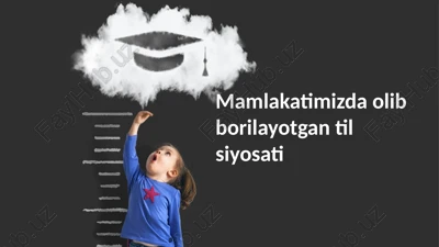 oʻzbekistonda til siyosati — PPTX