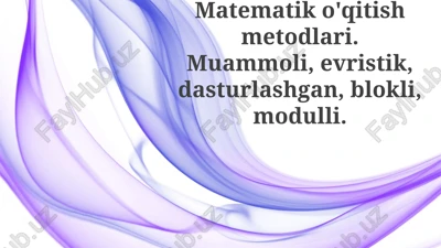 muammoli ta'lim — PPTX