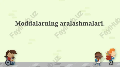 moddalar aralashmasi — PPTX