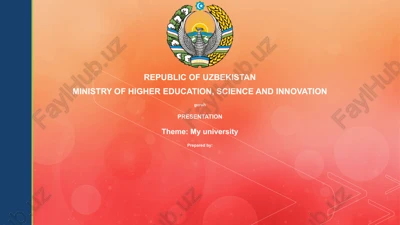 my university — PPTX
