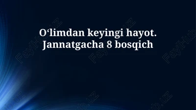 jannatga ko'tarilish: 8 bosqichli qo'llanma — PPTX