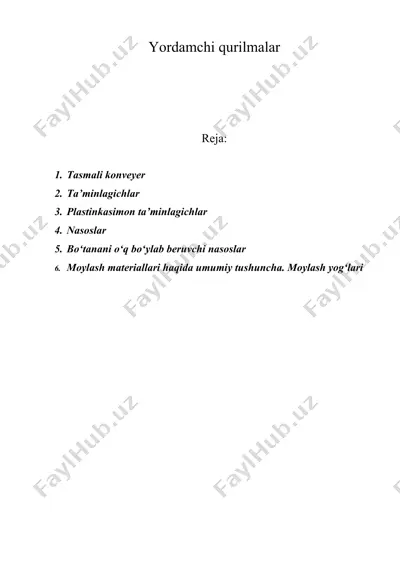 yordamchi qurilmalar — DOC