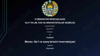 davolash ishi — PPTX