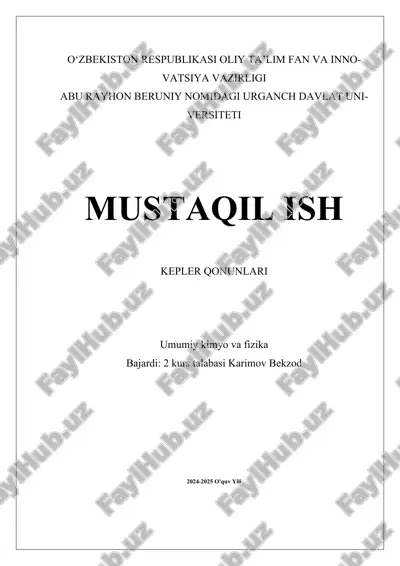 kepler qonunlari.docx — DOCX