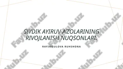 siydik ayiruv a zolarining rivojlanish nuqsonlari.pptx — PPTX