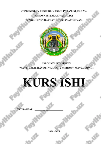 sayfi jalil hayoti va ijodiy merosi.docx — DOCX