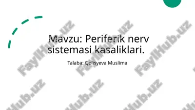 periferik nerv sistemasi kasaliklari.pptx — PPTX