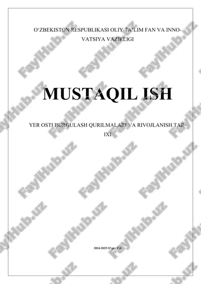 yer osti burgulash qurilmalari va rivojlanish tarixi.docx — DOCX