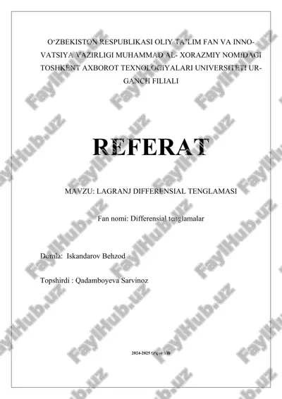 lagranj differensial tenglamasi.docx — DOCX