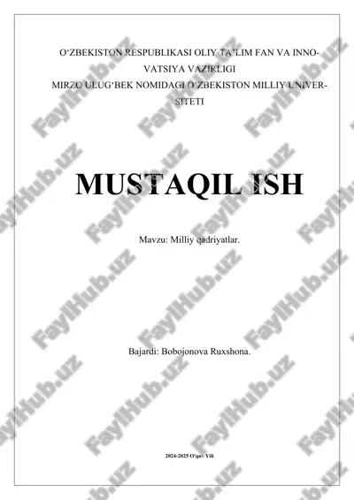 milliy qadriyatlar.docx — DOCX