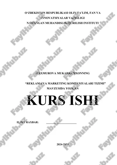 reklama va marketing kompaniyalari tizimi.docx — DOCX