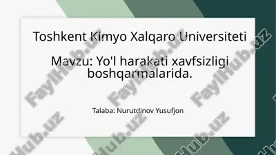 yo'l harakati xavfsizligi boshqarmalarida.pptx — PPTX